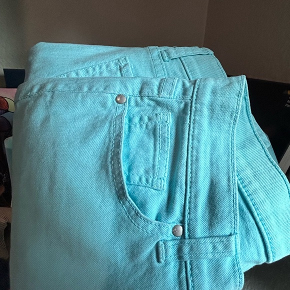 New York & Company Light Blue Straight Leg Jeans - Picture 7 of 7